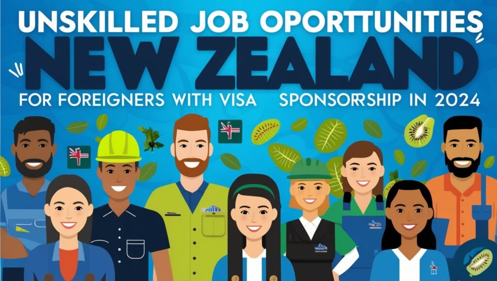 unskilled jobs in new zealand for foreigners 2024